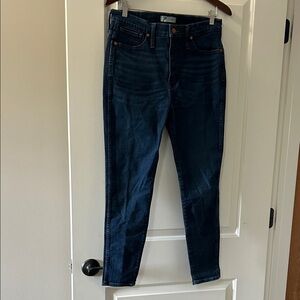 Madewell Dark Indigo Skinny Jeans
High Rise